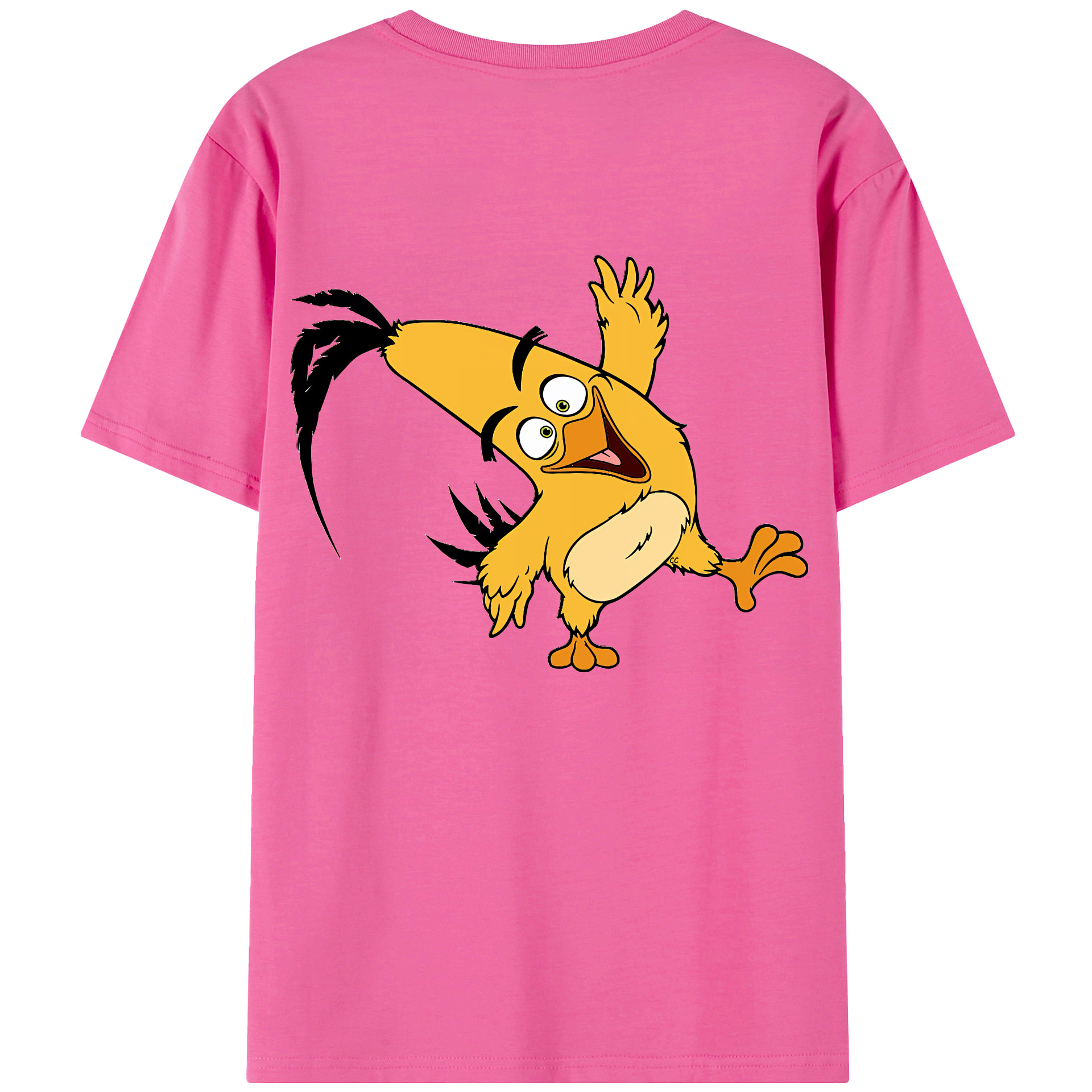 （画像用） Angry Birds アングリーバード レディース半袖Tシャツ(バックプリント)